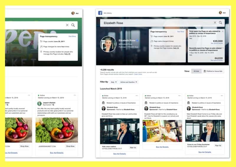 Facebook Ads Library